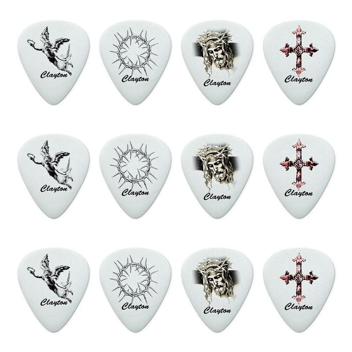 Clayton Christian Standard Guitar Picks (0.50mm) - 12pk (CLACS50) - Gsus4