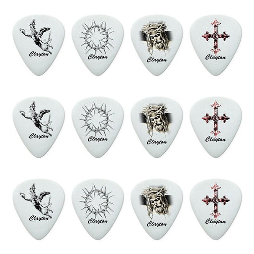 Clayton Christian Standard Guitar Picks (0.63mm) - 12pk (CLACS63) - Gsus4