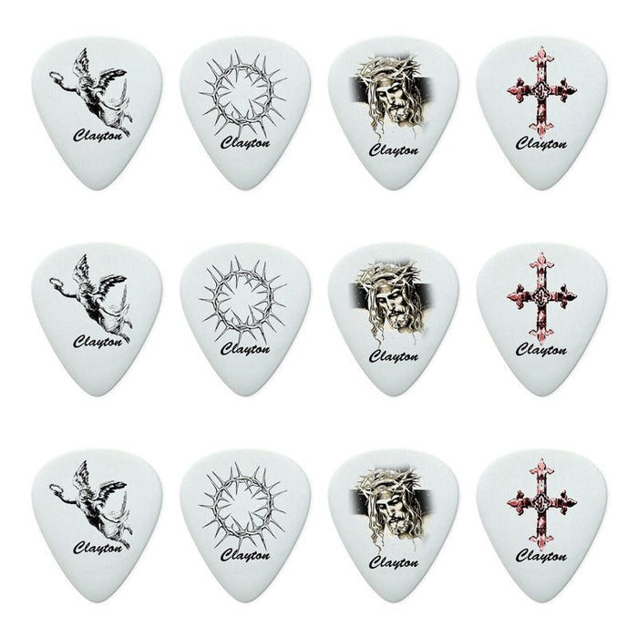 Clayton Christian Standard Guitar Picks (1.00mm) - 12pk (CLACS100) - Gsus4