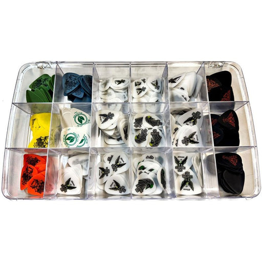 Clayton Counter Display Box Asst Sizes & Styles Guitar Picks - 432pk (CLAPROPD) - Gsus4