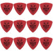 Clayton Duraplex Rounded Triangle Guitar Picks (0.50mm) - 12pk (CLADXRT50) - Gsus4
