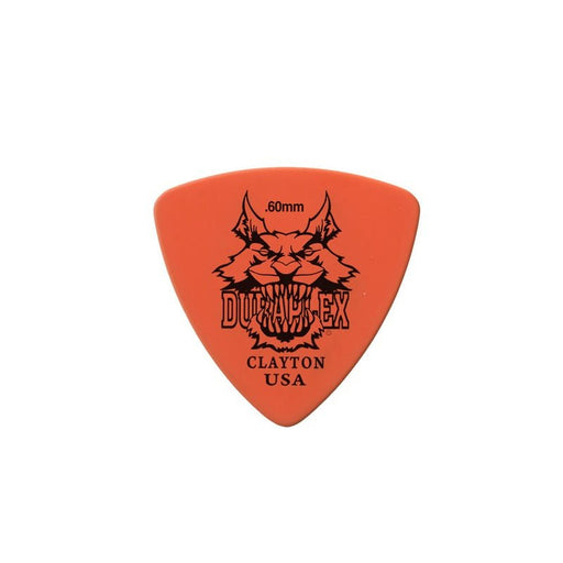 Clayton Duraplex Rounded Triangle Guitar Picks (0.60mm) - 12pk (CLADXRT60) - Gsus4