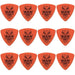 Clayton Duraplex Rounded Triangle Guitar Picks (0.60mm) - 12pk (CLADXRT60) - Gsus4