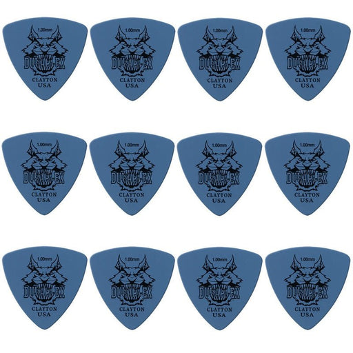 Clayton Duraplex Rounded Triangle Guitar Picks (1.00mm) - 12pk (CLADXRT100) - Gsus4