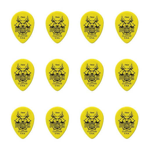 Clayton Duraplex Small Teardrop Guitar Picks (0.73mm) - 12pk (CLADXST73) - Gsus4