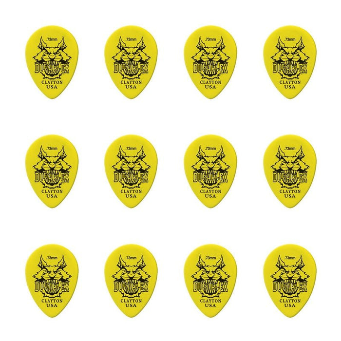 Clayton Duraplex Small Teardrop Guitar Picks (0.73mm) - 12pk (CLADXST73) - Gsus4