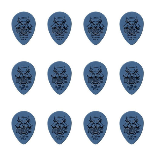 Clayton Duraplex Small Teardrop Guitar Picks (1.00mm) - 12pk (CLADXST100) - Gsus4