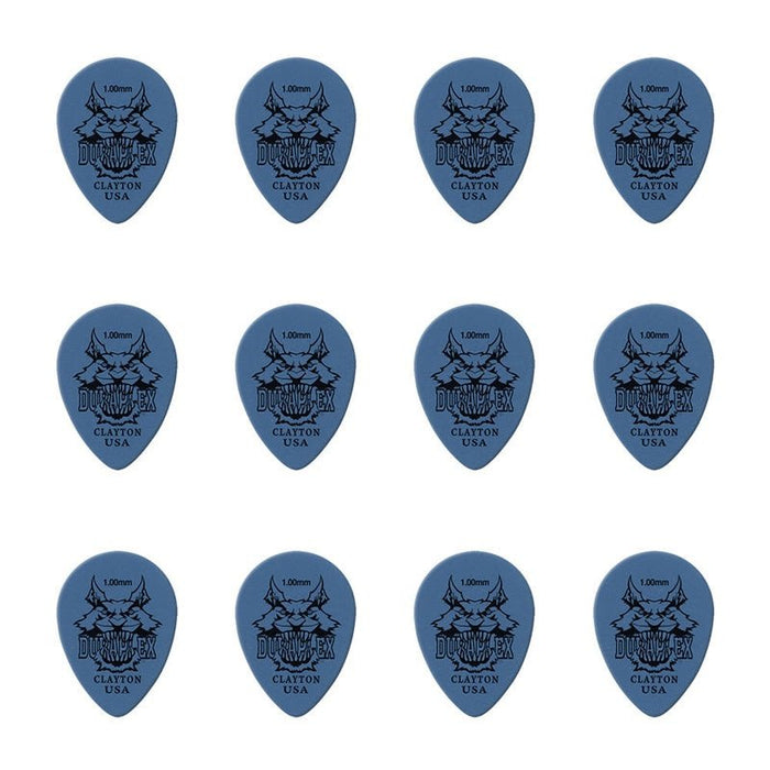Clayton Duraplex Small Teardrop Guitar Picks (1.00mm) - 12pk (CLADXST100) - Gsus4
