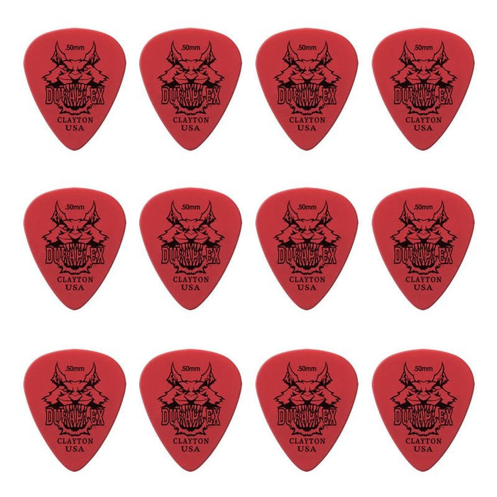 Clayton Duraplex Standard Guitar Picks (0.50mm) - 12pk (CLADXS50) - Gsus4