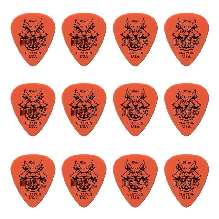 Clayton Duraplex Standard Guitar Picks (0.60mm) - 12pk (CLADXS60) - Gsus4
