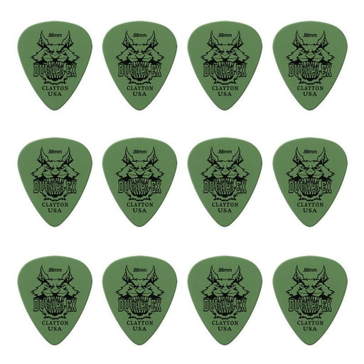 Clayton Duraplex Standard Guitar Picks (0.88mm) - 12pk (CLADXS88) - Gsus4