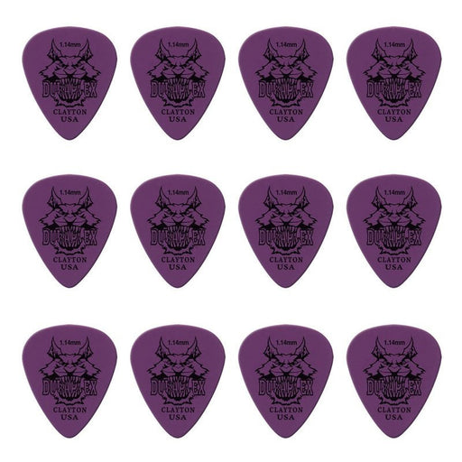 Clayton Duraplex Standard Guitar Picks (1.14mm) - 12pk (CLADXS114) - Gsus4