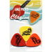 Clayton Felt Ukulele Picks with Wave Design - 3pk (CLAUKW3) - Gsus4