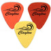 Clayton Felt Ukulele Picks with Wave Design - 3pk (CLAUKW3) - Gsus4