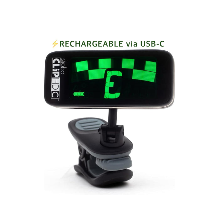 Peterson | StroboClip HDC | USB-C Rechargeable Clip-On Tuner