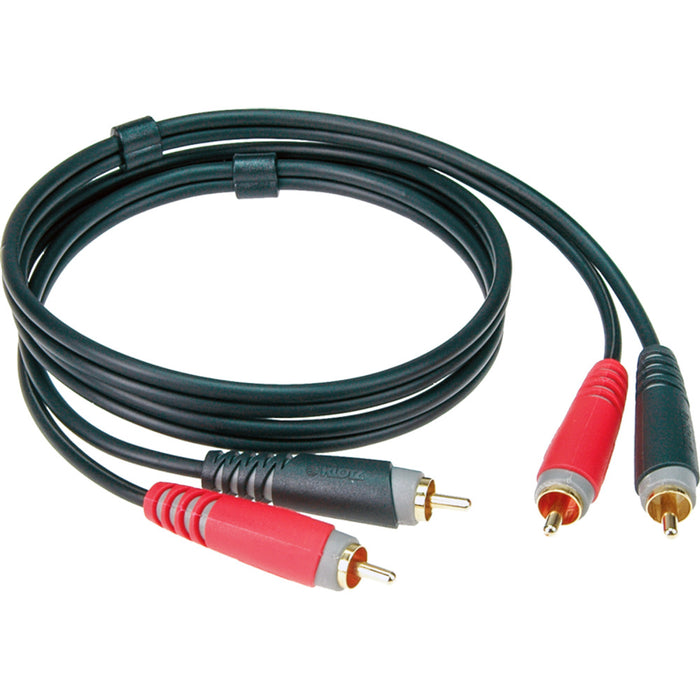 Klotz AT-CC0600 Stereo Twin Cable Dual RCA to Dual RCA 6m