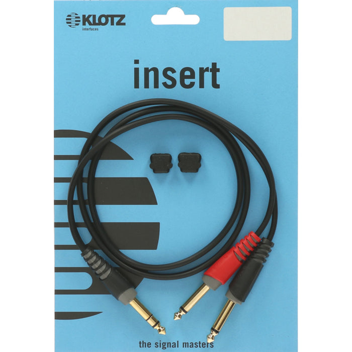 Klotz AY1-0300 Jack to Dual Jack Insert Cable 3m