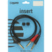 Klotz AY1-0300 Jack to Dual Jack Insert Cable 3m