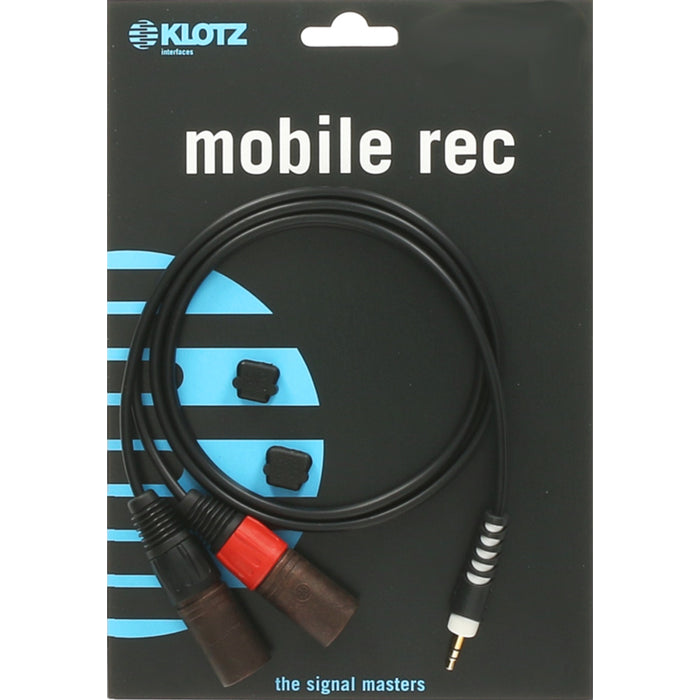 Klotz AY9-0200 Mini Jack to Dual XLR Male Y Cable 2m