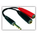 Klotz AYS-1 Stereo Jack to Dual Jack Socket Y Cable