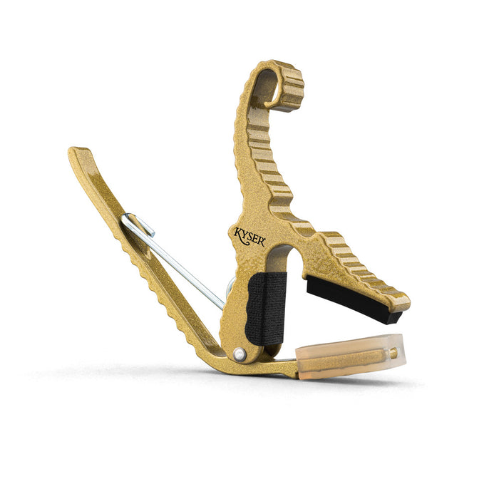 Kyser KG3GA Quick-Change Short Cut Partial Guitar Capo Gold