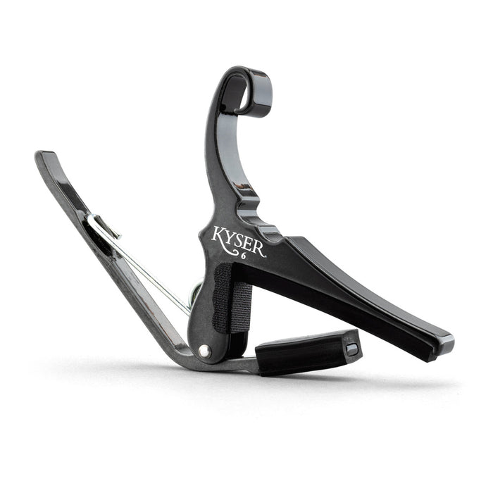 Kyser KG6BCA Quick-Change Acoustic Guitar Capo Black Chrome