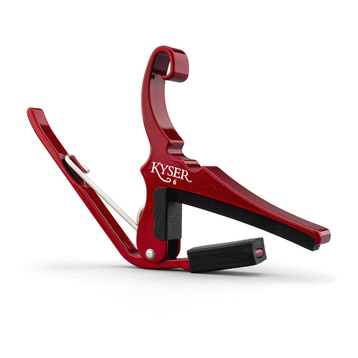 Kyser KG6RA Quick-Change Acoustic Guitar Capo Red