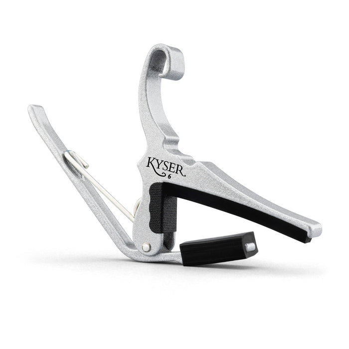 Kyser KG6SA Quick-Change Acoustic Guitar Capo Silver