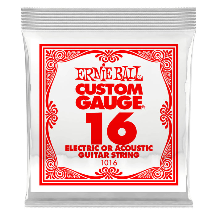 Ernie Ball P01016 Single Strings (Plain) .016