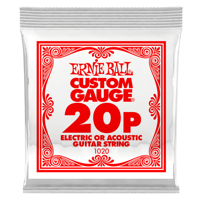 Ernie Ball P01020 Single Strings (Plain) .020