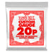 Ernie Ball P01020 Single Strings (Plain) .020