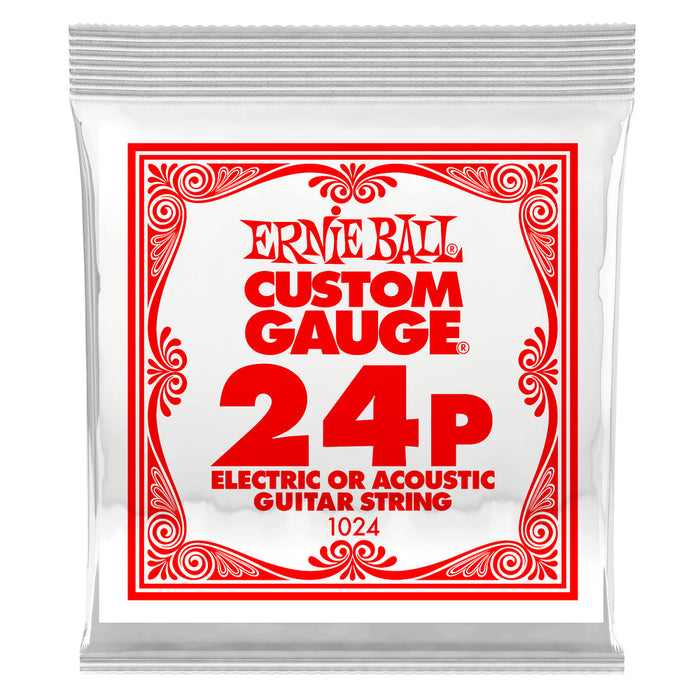 Ernie Ball P01024 Single Strings (Plain) .024