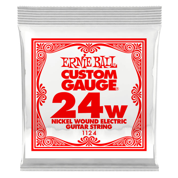 Ernie Ball P01124 Nickel Wound Single Strings .024