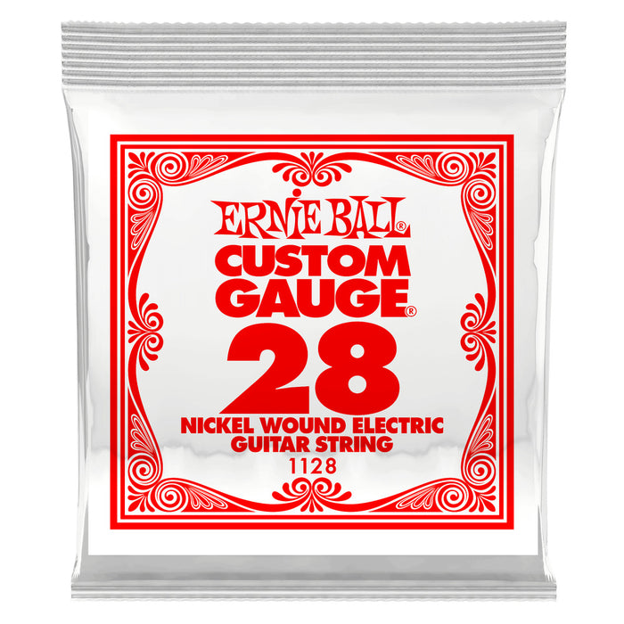 Ernie Ball P01128 Nickel Wound Single Strings .028