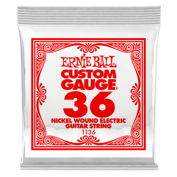 Ernie Ball P01136 Nickel Wound Single Strings .036