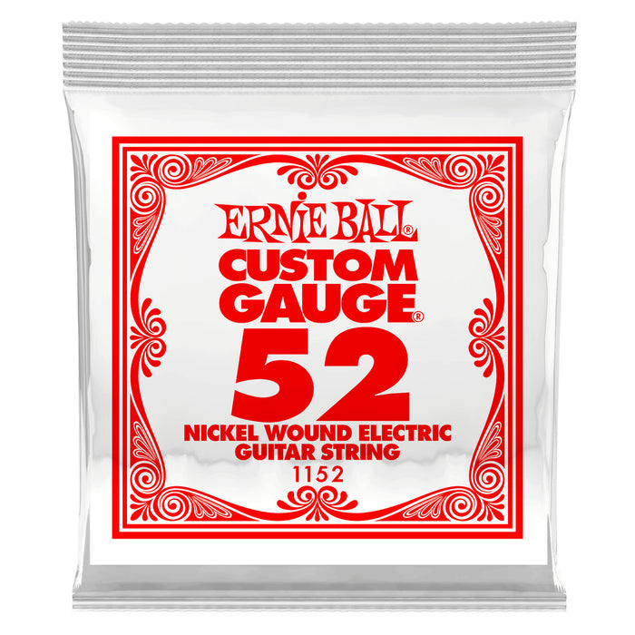 Ernie Ball P01152 Nickel Wound Single Strings .052