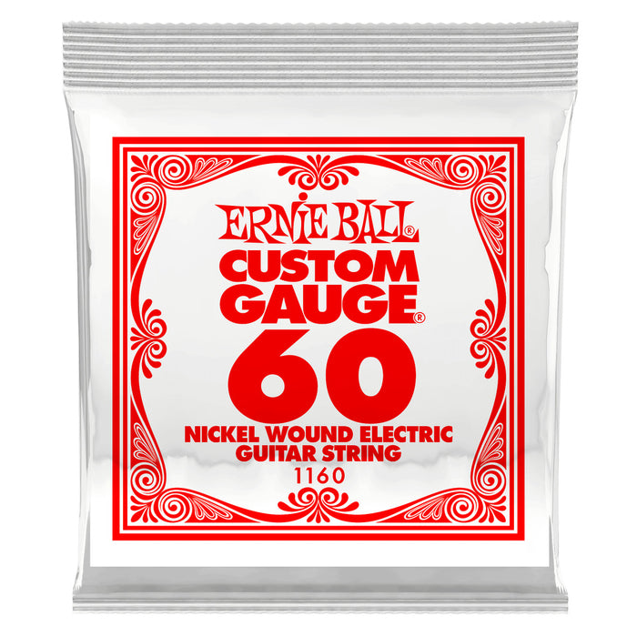 Ernie Ball P01160 Nickel Wound Single Strings .060