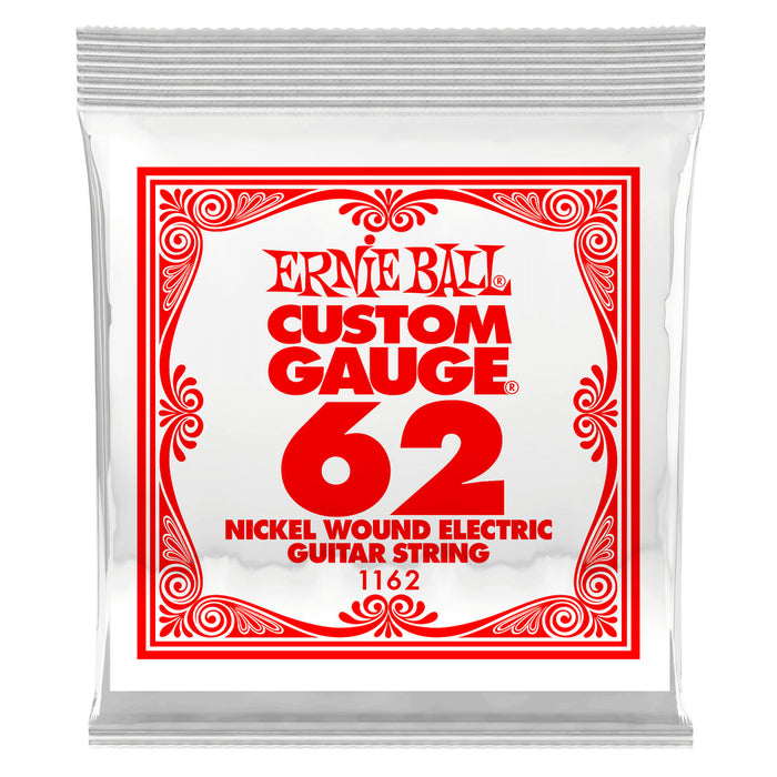 Ernie Ball P01162 Nickel Wound Single Strings .062