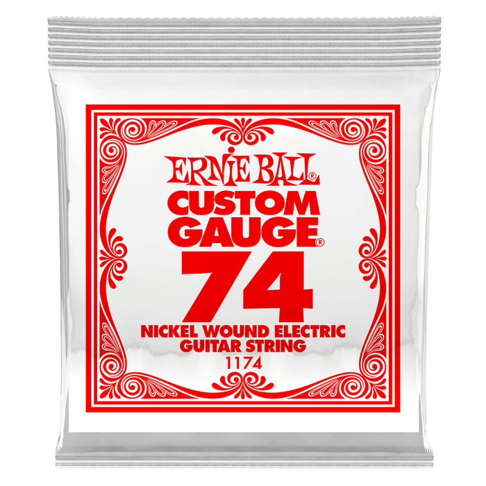 Ernie Ball P01174 Single Strings, Nickel Wound, .074