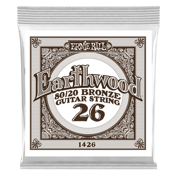 Ernie Ball P01426 Single Strings Earthwood 80/20 .026