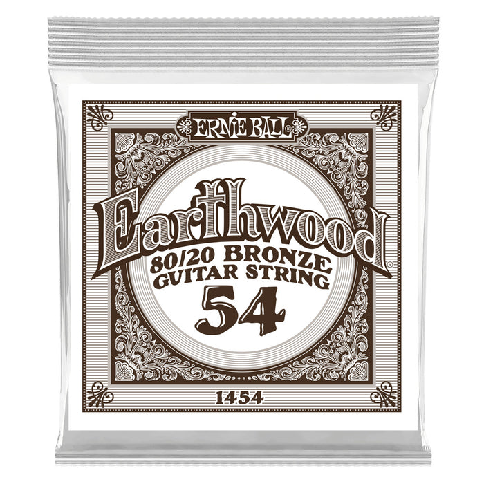 Ernie Ball P01454 Single Strings Earthwood 80/20 .054