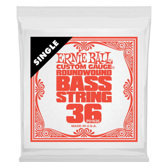 Ernie Ball P01636 .036 Nickel Wound Electric Bass String Single