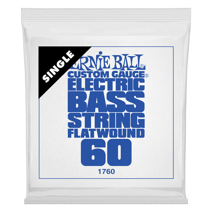 Ernie Ball P01760 .060 Flatwound Electric Bass String Single