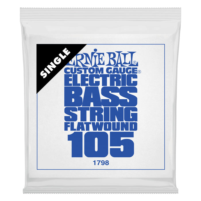 Ernie Ball P01798 .105 Flatwound Electric Bass String Single