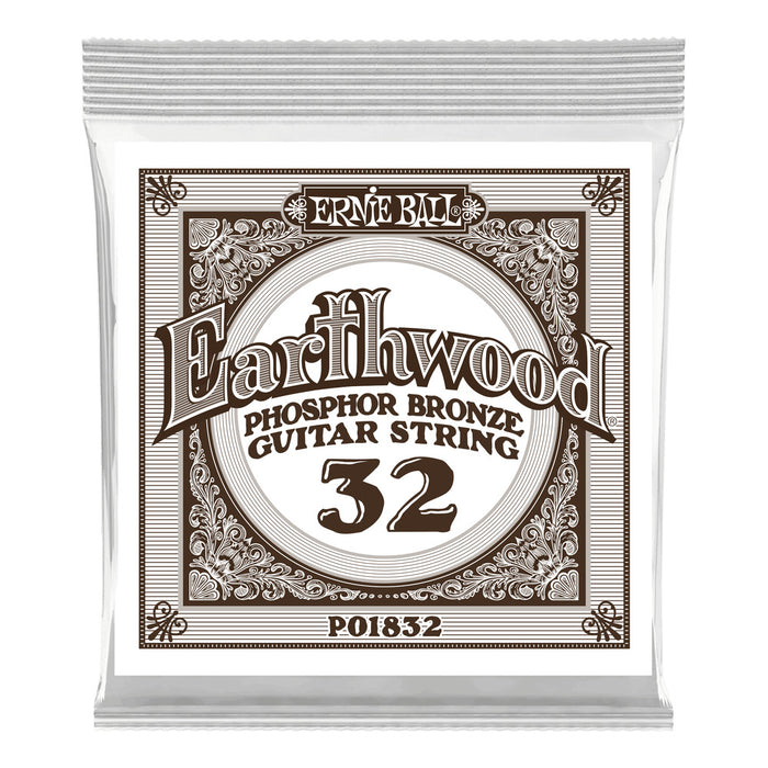 Ernie Ball P01832 Phosphor Bronze Single Strings .032