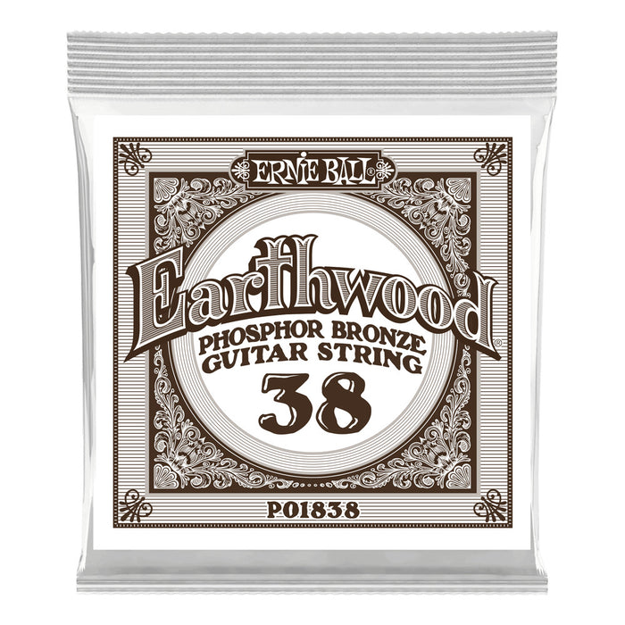 Ernie Ball P01838 Phosphor Bronze Single Strings .038