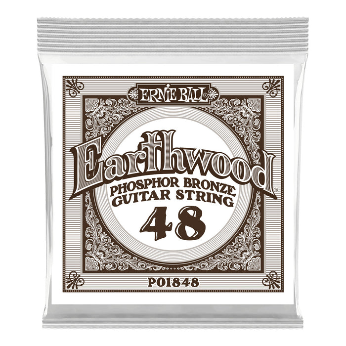 Ernie Ball P01848 Phosphor Bronze Single Strings .048