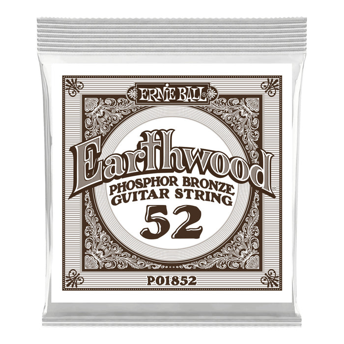 Ernie Ball P01852 Phosphor Bronze Single Strings .052