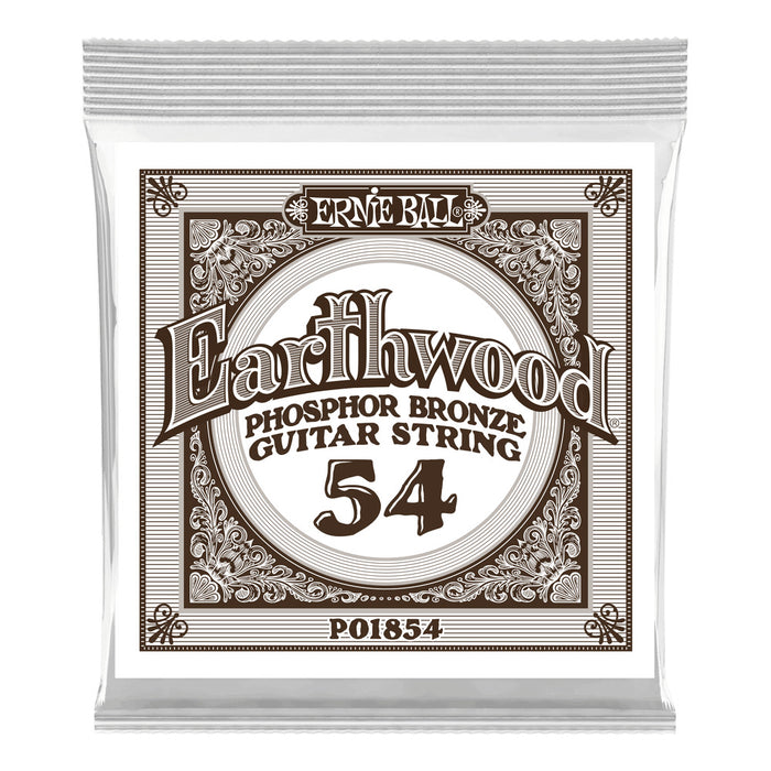 Ernie Ball P01854 Phosphor Bronze Single Strings .054