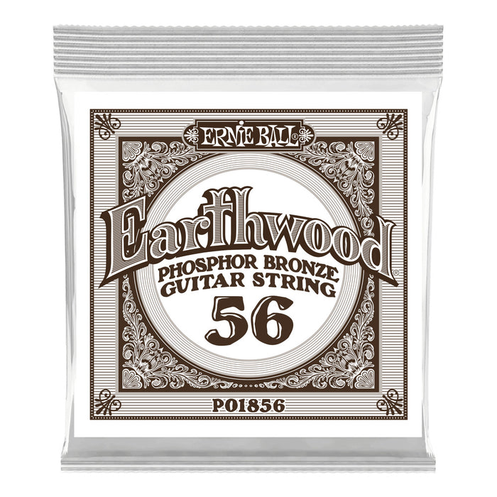 Ernie Ball P01856 Phosphor Bronze Single Strings .056